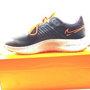 Nike Air Zoom Structure 24 Running Shoes Black‎ Orange Purple Sneakers